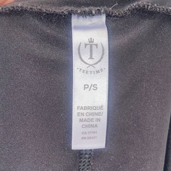 Tee Time Black Athletic Skort Sz Small - Picture 5 of 5